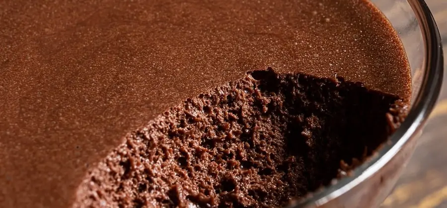 Mousse de chocolate sem açúcar