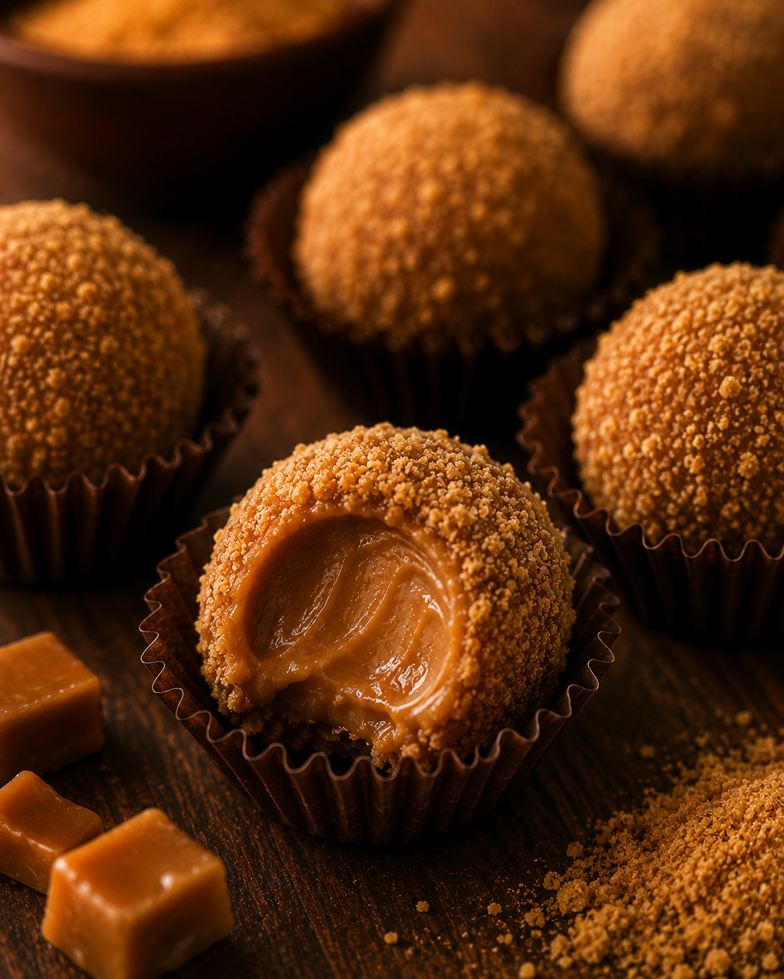 Brigadeiro de doce de leite sem açúcar
