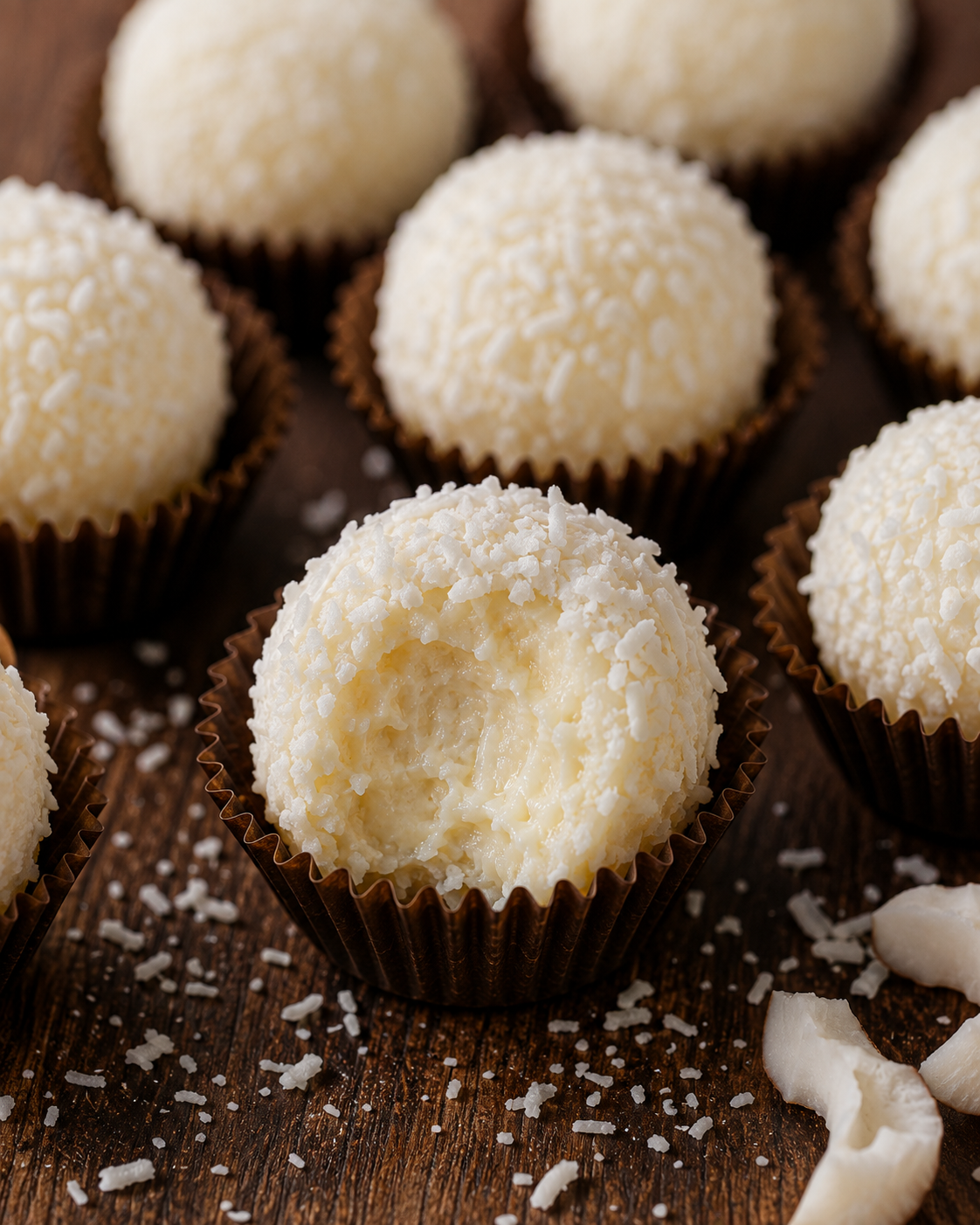 Brigadeiro de coco sem açúcar